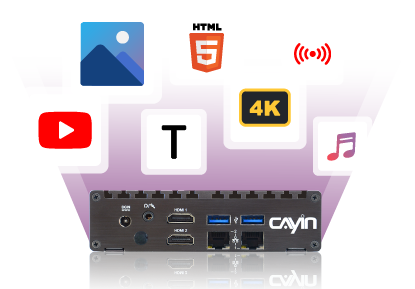 SMP-2210 digital signage player conveys instant and media-rich multimedia information